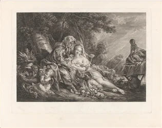 Vertumnus a Pomona v parkové krajině