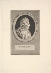 Portrét Despréaux Nicolas Boileau, 1800.