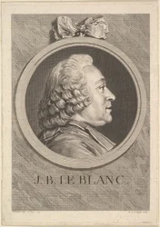 Portrét Jean-Baptiste Le Blanc, 1750.
