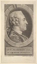 Portrét Jean-Francoise Marmontel, 1765.