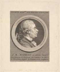 Portrét Jean-Michel Moreau, 1787.