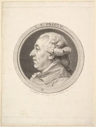 Portrét L. F. Praulta, 1787.