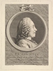Portrét Pierre-Jean Mariette, 1765.
