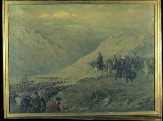 Průchod And v roce 1817 (olej na plátně)