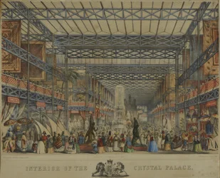 Interiér Crystal Palace, 1851