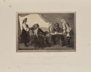 První rozhovor Petra Velikého s Catherine Peter Veliký vidí Katherine pro..., 1858.