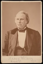 Portrét Henryho Wilsona 1812-1875, před rokem 1876.