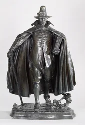 The Puritan, 1899 (tmavě hnědočerný patinovaný bronz)