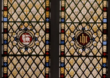 Okno Apsidy, detail, 1841-42 (vitráže)