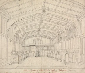 Kaple Arcibiskupského paláce, Croydon: Pohled z East Endu