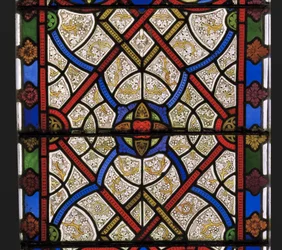 Východní okno, detail, 1849 (vitráže)