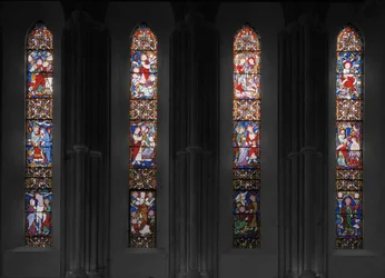 Scenes From The Life Of Christ, East Window, 1853 (vitráže)