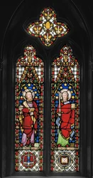 St. Peter & St. Paul, cca 1845 (vitráže)