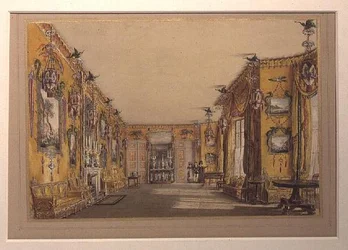 Žlutý (severní) salon (barva lito)