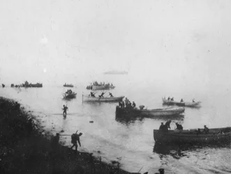 Přistání v Anzac Cove, c. 1915