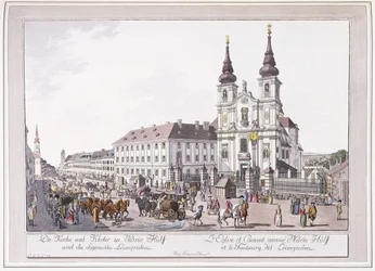 Farní kostel a klášter Mariahilf v Leimggruben