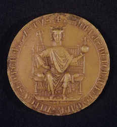 Pečeť Rudolfa I. (1218-91) Habsburského, 1289 (vosk)