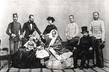 Rakouská císařská rodina, 1860