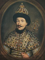Portrét ruského cara Alexise I. Michajloviče 1629-1676, 70. léta 17. století