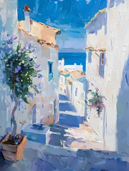 Pohled na ulici Sunny Village