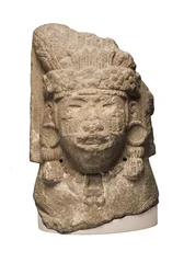 Hlava Xilonen, bohyně mladé kukuřice, Tenochtitlan, Mexiko, 1450/1500