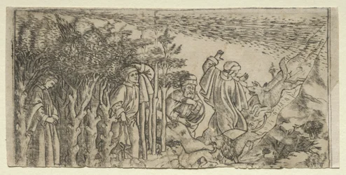 Dante Lost in the Wood: Escape and Meeting Virgil, Canto I, 1481.