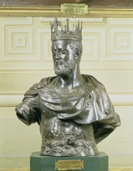 Portrétní busta Cosima I. de Medici (1519-74) kolem roku 1557 (bronzová)