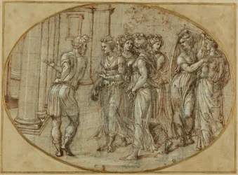 Odysseus a Lykomedovy dcery