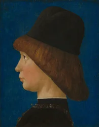 Francesco II Gonzaga, čtvrtý markýz z Mantovy, asi 1474-1480 (tempera na topolové desce)