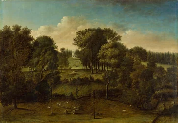 Studley Royal, Yorkshire (olej na plátně)