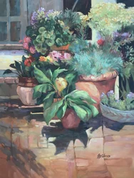 Davidova veranda, 2004 (olej na plátně)