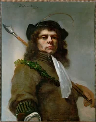 Autoportrét Fabritia jako pastýře ... (olej na plátně)