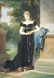 Portrét Marie Laczinské (1786-1817) hraběnka Walewska, 1812