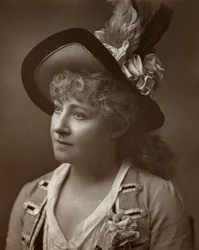 Lydia Thompson , britská tanečnice, herečka a divadelní producentka, 1886