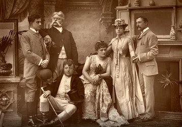 The Drury Lane Company v A Run of Luck, v Drury Lane Theatre, Londýn, 1886