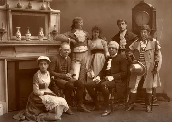 The Vaudeville Company v The Road to Ruin, ve Vaudeville Theatre, Londýn, 1886