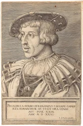 Portrét císaře Ferdinanda I. 1503-1564, 1531.