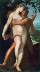 Adam a Eva, c1566-1611.