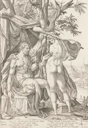 Hercules a Omphale, 1590