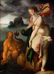 Skylla a Glaukos, kolem 1580-1582