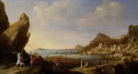 Pobřežní krajina s Balámem a oslem, 1634