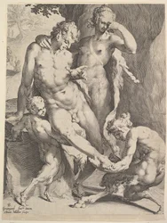 Oreads Odstraňování trnu z nohy satyra, 1590