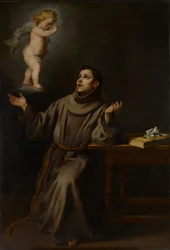 Vidění svatého Antonína Paduánského, 1652.