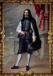 Portrét na nohou Fernandeze de Velasco, gentlemana ze Sevilly Obraz Bartolome Murillo (1618-1682) 1659 Sun. 2,08 x 1,38 m
