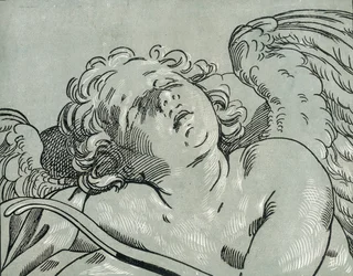 Spící amor, 1630-45.