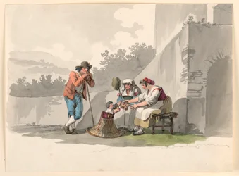 Rolnická rodina v Campagna