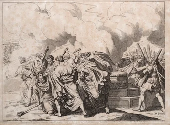 Romulus zavražděn senátory, 1818.