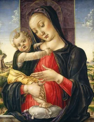 Madona s dítětem, asi 1475 (tempera na topolové desce)