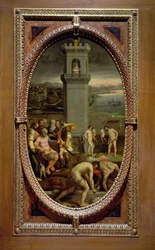 Danae, 1572 (olej na břidlici)