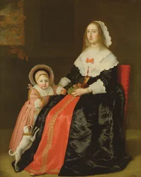 Portrét matky a dítěte, 1644